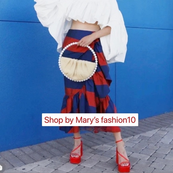 NWT ZARA CHUNKY SATIN STRAP WEDGE SANDALS blogger favorite - Picture 2 of 10